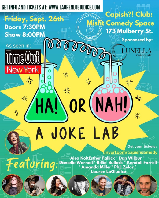 Ha! or Nah!: A Joke Lab *TimeOut NY PICK!*
