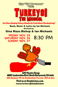 TURKEYS! THE MUSICAL show poster