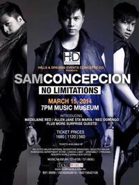Sam Concepcion: NO LIMITATIONS show poster
