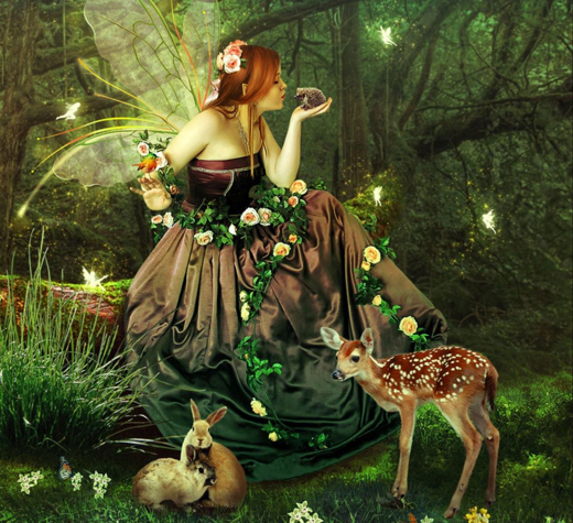 A Faery Hunt Adventure and Their Animal Friends in 