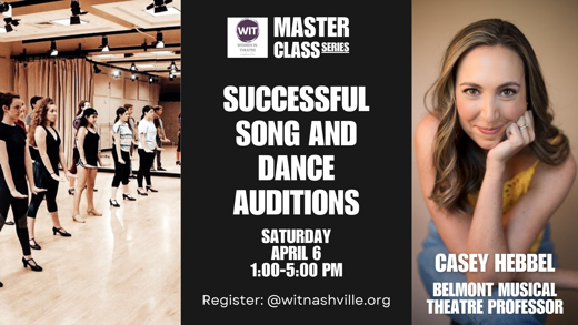 Musical Theater Audition Workshop: Successful Song and Dance Auditions
