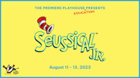 Seussical Jr presented by The Premiere Playhouse Penguin Project Education Program show poster