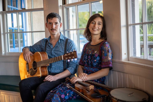 Celtic Duo Rakish open Harmony on the Green Coffeehouse's Third Season