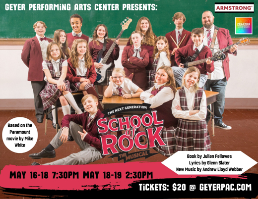 School of Rock: The Musical show poster