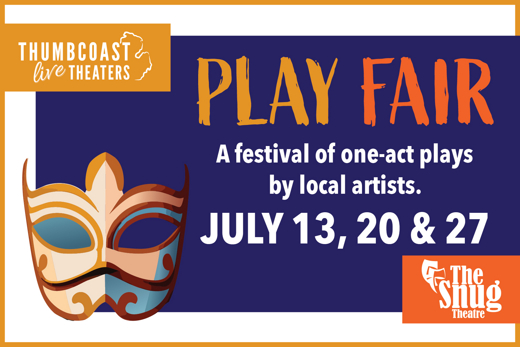ThumbCoast Theater's Play Fair show poster