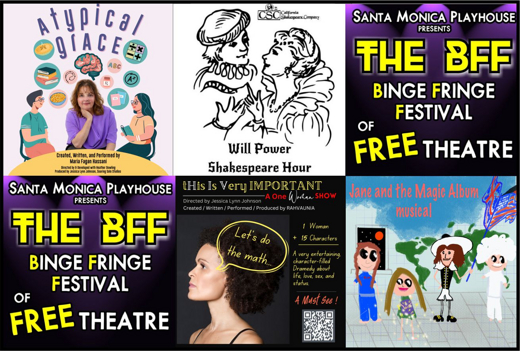 The BFF Binge Fringe Festival of FREE Theatre! What’s on for SATURDAY matinees?