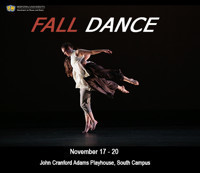Hofstra University Fall Dance Concert show poster