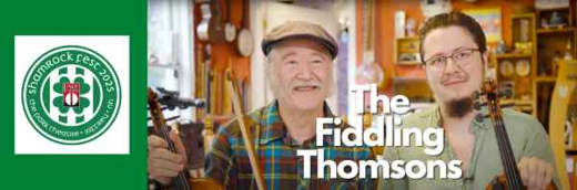 THE FIDDLING THOMSONS at Shamrock Fest – Sat, March 15 at 2pm