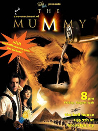 A Drinking Game NYC presents THE MUMMY show poster