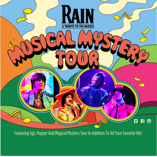 RAIN – A Tribute to The Beatles show poster