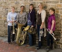 The Stiletto Brass Quintet show poster