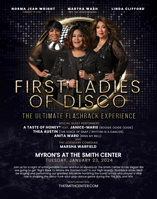 First Ladies Of Disco; The Ultimate Flashback Experience show poster