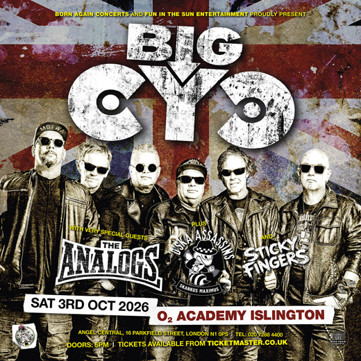 BIG CYC at O2 Academy Islington - London in UK Regional