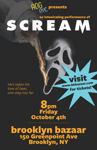 A Drinking Game NYC presents SCREAM