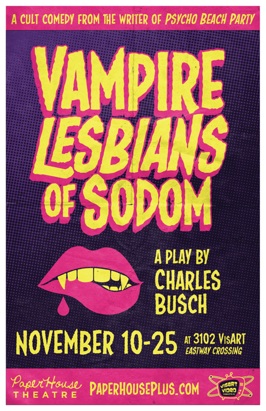 Vampire Lesbians of Sodom show poster