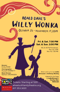 Roald Dahl's Willy Wonka in Boston