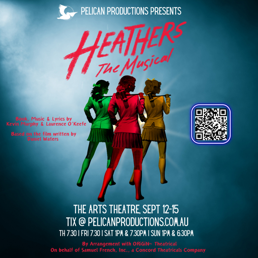 Heathers the Musical show poster