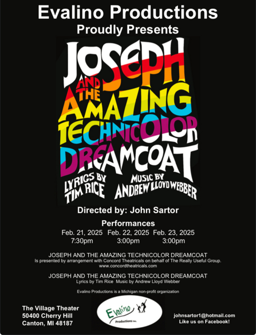 Joseph and The Amazing Technicolor Dreamcoat in Michigan