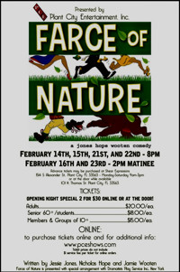 Farce of Nature by Jones, Hope & Wooten show poster