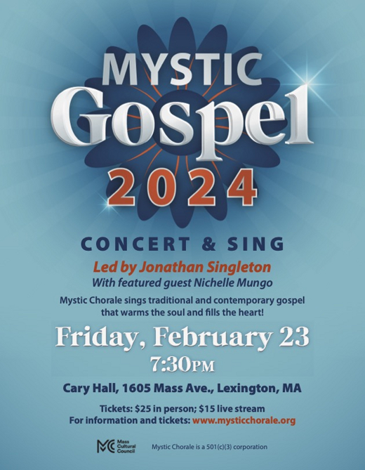 Mystic Chorale Sings Gospel! in Boston