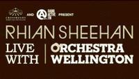 Rhian Sheehan LIVE with Orchestra Wellington show poster
