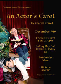 An Actor's Carol, by Charles Evered show poster