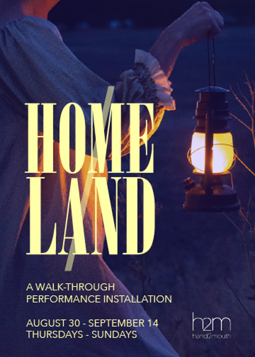 HOME/LAND show poster