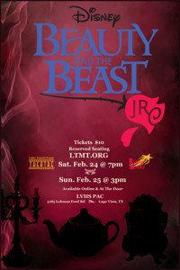 Beauty and The Beast Jr. show poster