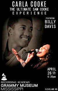 Carla Cooke at Grammy Museum MS show poster