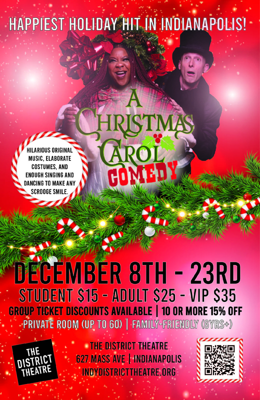A Christmas Carol Comedy in Indianapolis