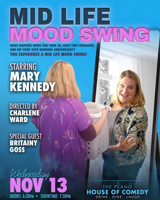 Mid Life Mood Swing show poster