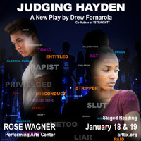 Judging Hayden show poster
