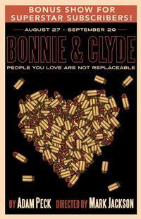 Bonnie & Clyde show poster