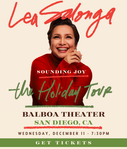 Lea Salonga | Sounding Joy | The Holiday Tour show poster