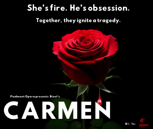Bizet's Carmen show poster