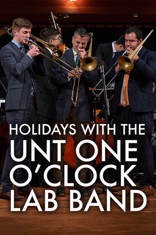 Holidays with the UNT One O'Clock Lab Band show poster