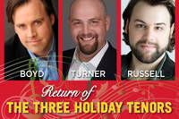 Return of THE THREE HOLIDAY RENORS show poster