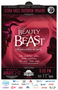 Disney's BEAUTY AND THE BEAST show poster