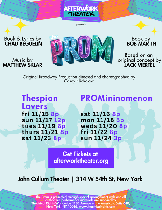 The Prom in Off-Off-Broadway