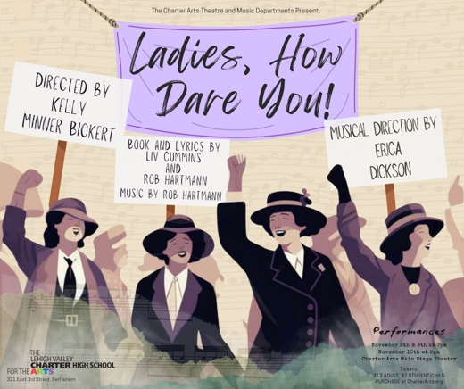 Ladies, How Dare You! by Liv Cummins & Rob Hartmann in Broadway Logo