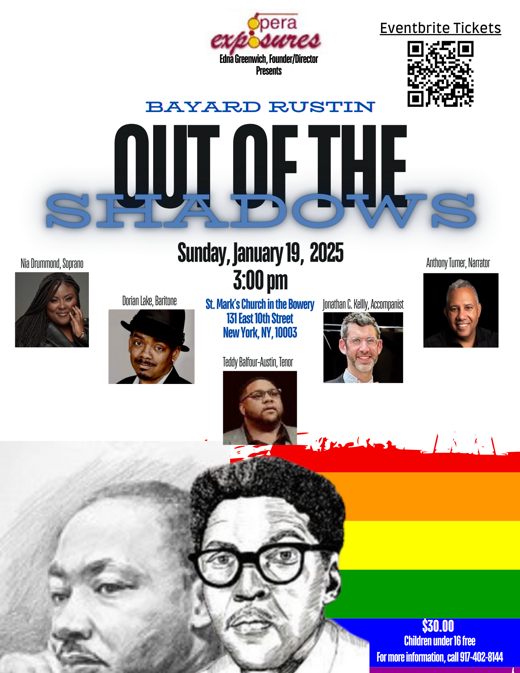 Bayard Rustin - Out of the Shadows in Off-Off-Broadway