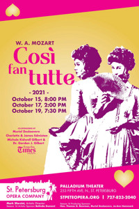 St. Petersburg Opera Presents: Mozart's Così fan tutte show poster