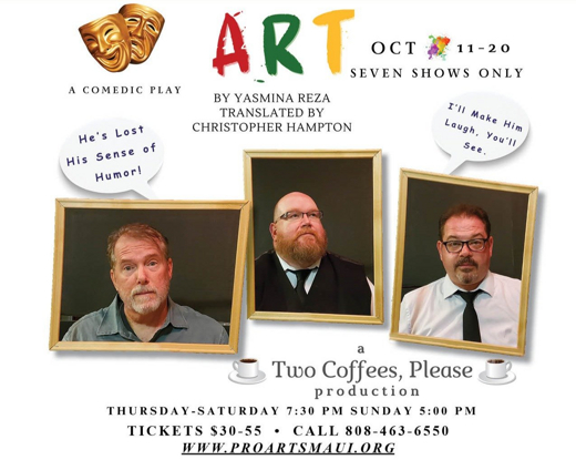 ART: A Tony Winner best Play; and Oliver Winner Best Comedy show poster