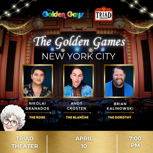 The Golden Games-  A Golden Girls Drag Musical Game Show  in Off-Off-Broadway
