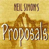 Neil Simon's Proposals show poster
