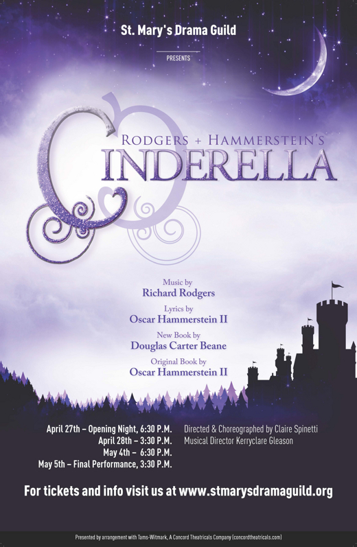 Rodger and Hammerstein's Cinderella show poster