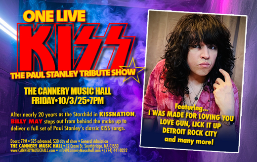 PAUL STANLEY TRIBUTE IS READY TO ROCK AND ROLL ALL NITE!