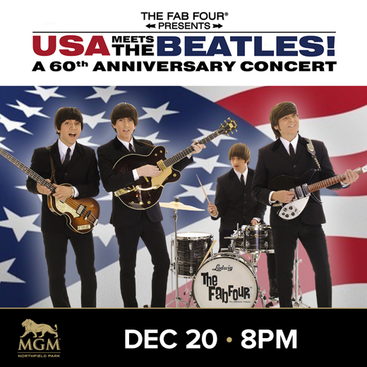 The Fab Four: USA Meets The Beatles! A 60th Anniversary Concert in Northfield, OH show poster