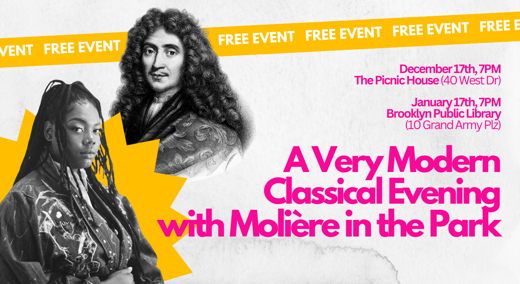 A Very Modern Classical Evening with Molière in the Park in Off-Off-Broadway