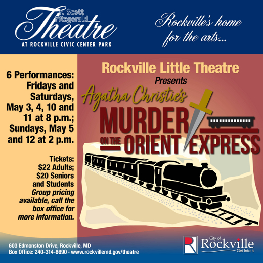 Rockville Little Theatre presents Murder on the Orient Express